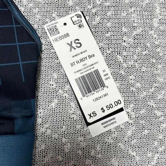 ADIDAS X PELOTON Digi Motion Heat.Rdy Believe This Sports Bra XS - Picture 4 of 10